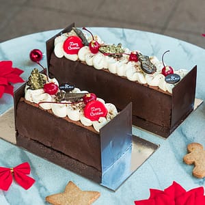 Black Forrest Cherry Log