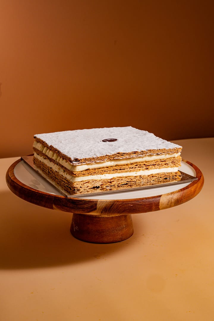 Mille Feuille French Mille-Feuille layered with vanilla pastry cream